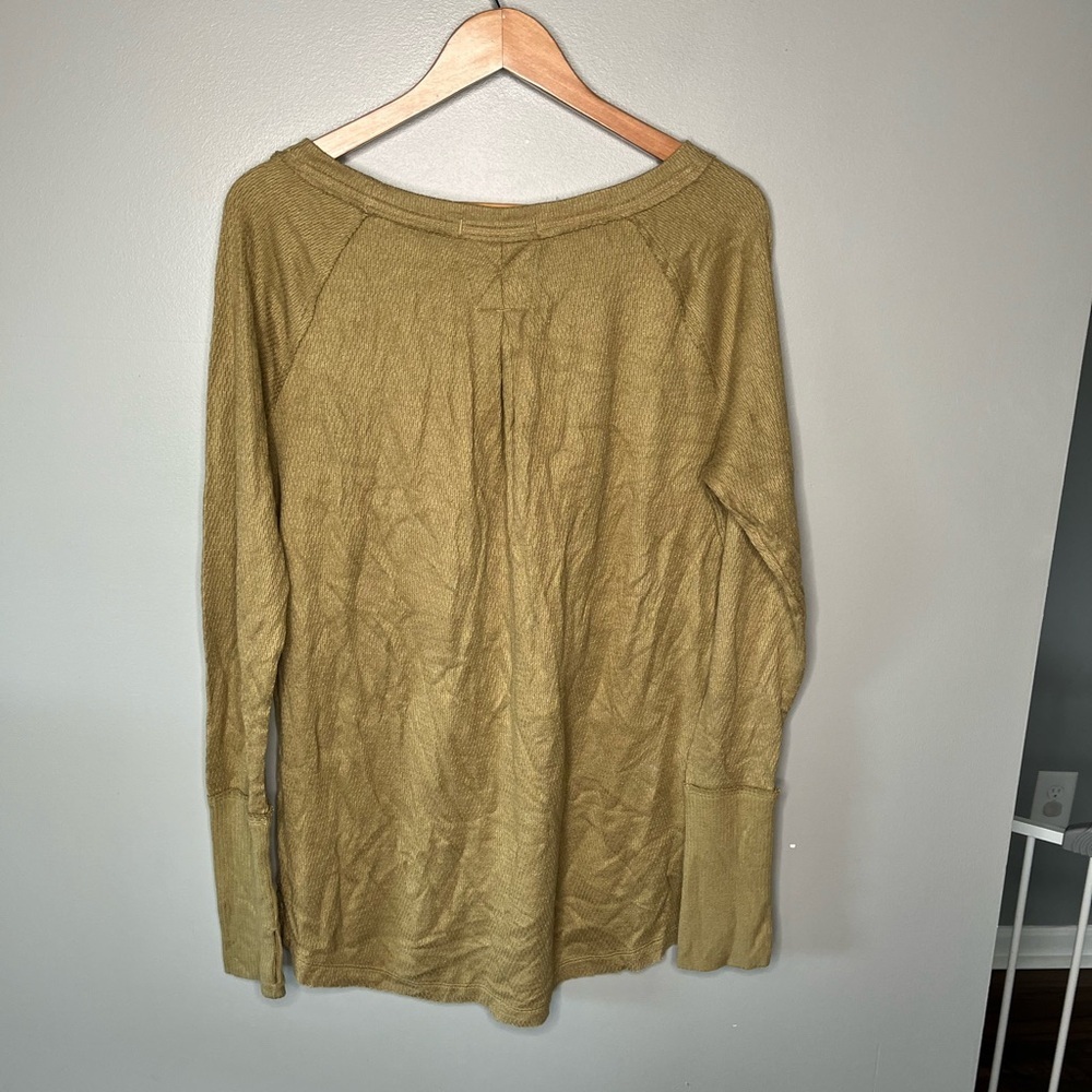Free People x We The Free Sunstone Snowy Oversized Thermal - Picture 3 of 10